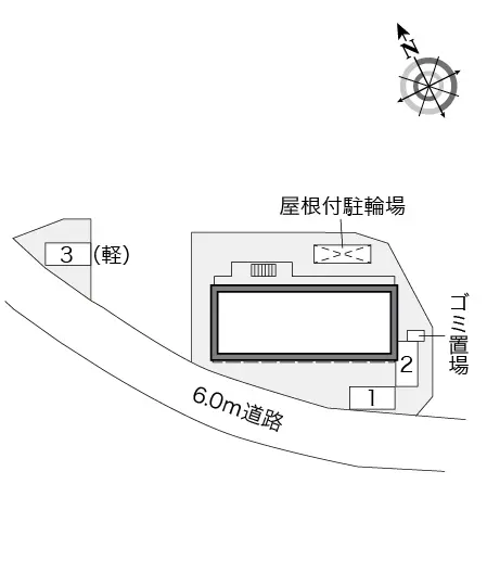 ★手数料０円★府中市小柳町２丁目　月極駐車場（LP）